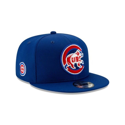 Blue Chicago Cubs Hat - New Era MLB Batting Practice 9FIFTY Snapback Caps USA0423716